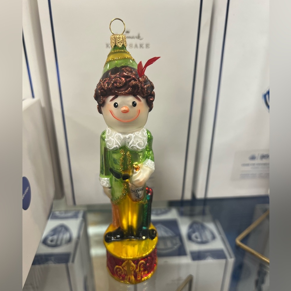 Hallmark Keepsake Christmas Ornament 2023, Buddy The Elf, Glass Elf Movie Gifts